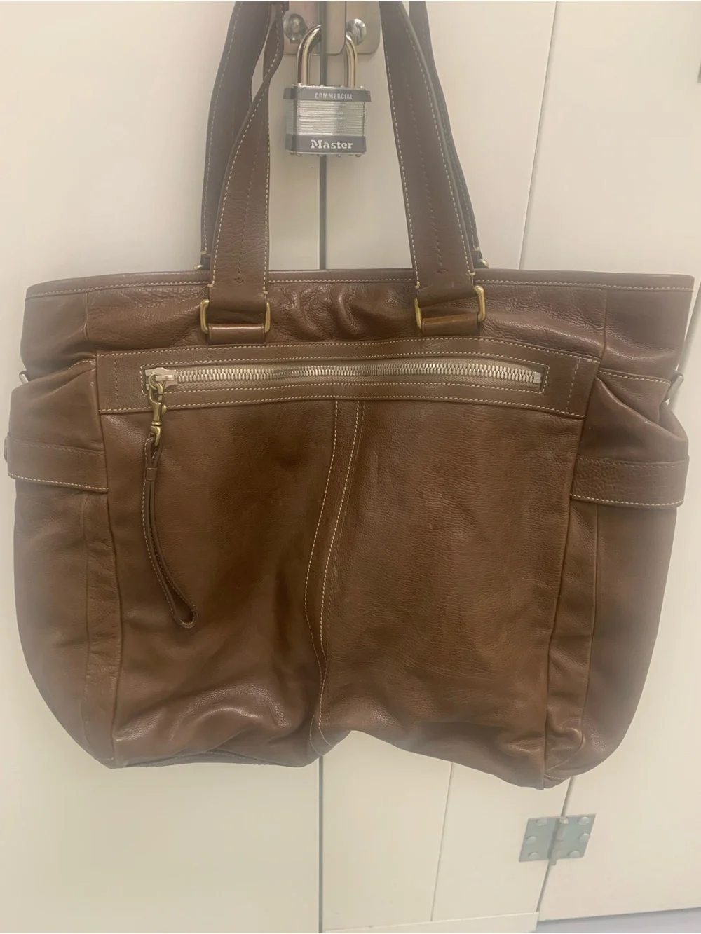 Rare vintage Coach Legacy Brown Leather Tote Bag for Men